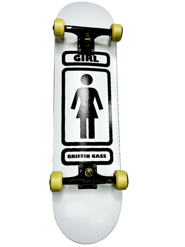 Girl Complete Skateboard - Black & White