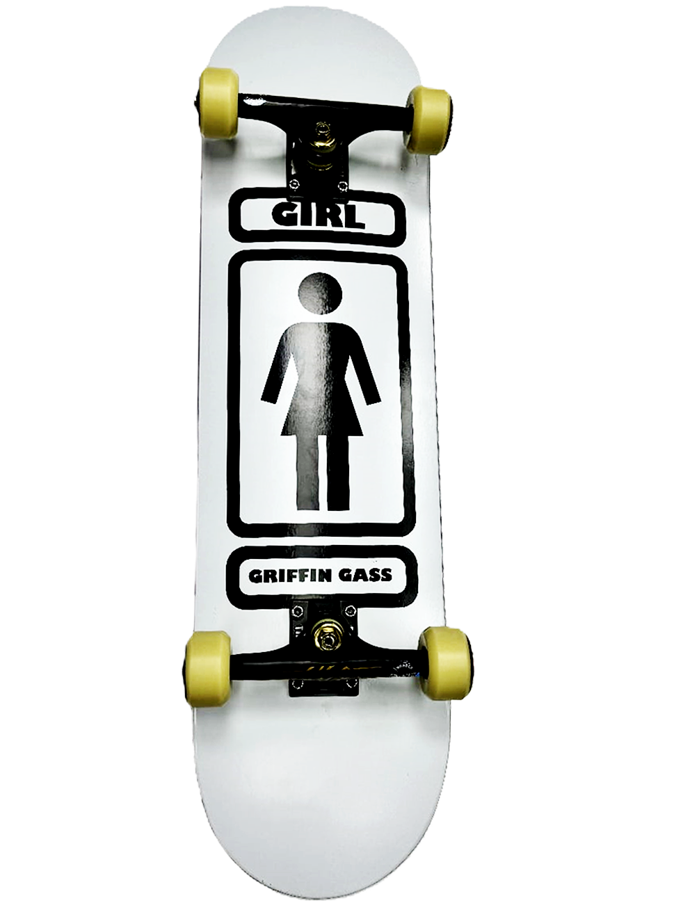 Girl Complete Skateboard - Black & White