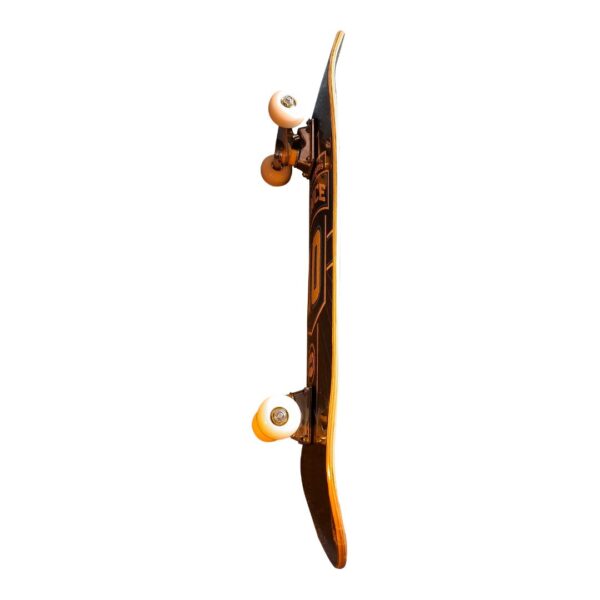 Grade A Chinese Maple Complete Skateboard - Black - Image 3