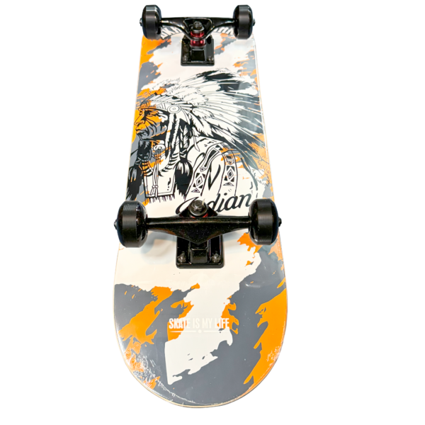 7 Layer Imported Northeastern Maple Complete Skateboard - Indian - Image 2