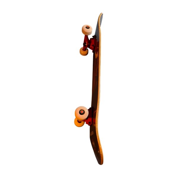 Grade A Chinese Maple Complete Skateboard - Red - Image 3