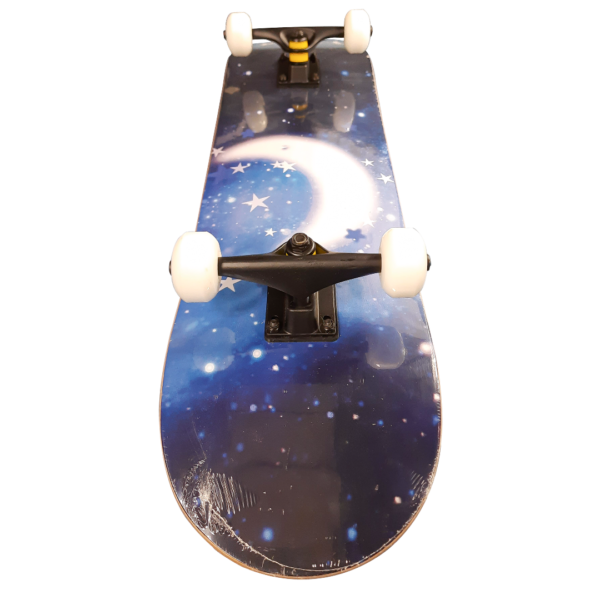 7 Layer Northeastern Maple Complete Skateboard -Deep Blue - Image 3