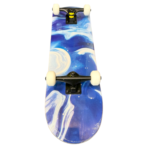 7 Layer Northeastern Maple Complete Skateboard - Blue - Image 3