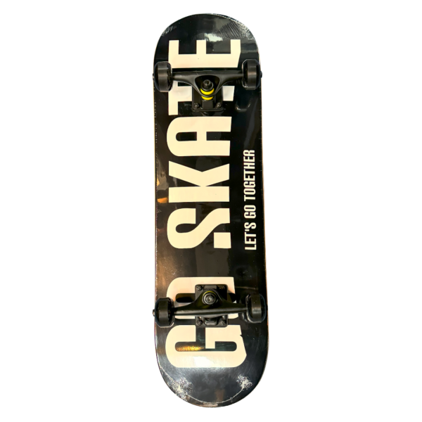 7 Layer Northeastern Maple Complete Skateboard - Black