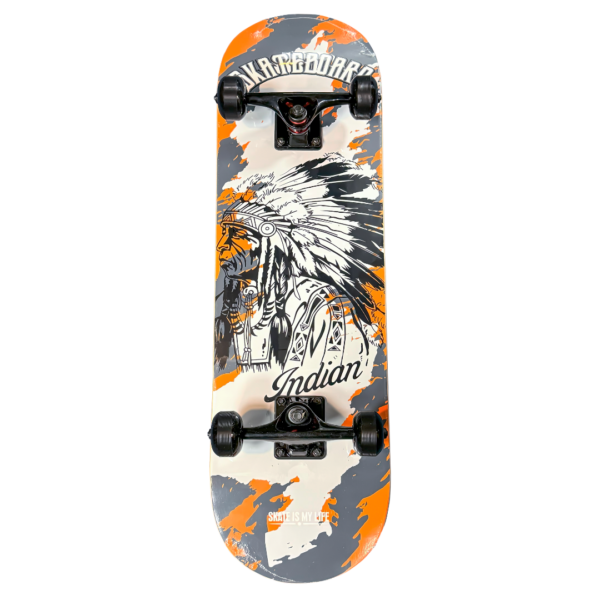 7 Layer Imported Northeastern Maple Complete Skateboard - Indian