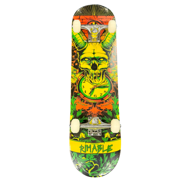 7 Layer Imported Northeastern Maple Complete Skateboard - Rimable