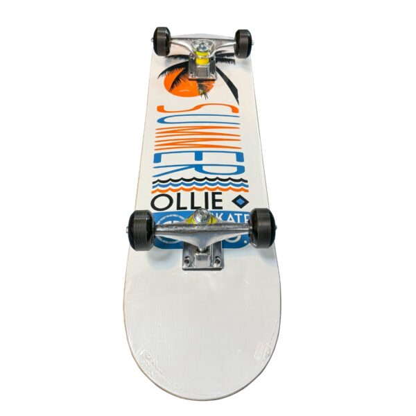 Grade A Chinese Maple Complete Skateboard - White - Image 2