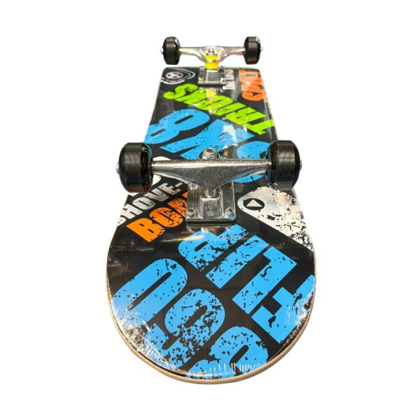 Grade A Chinese Maple Complete Skateboard - Blue - Image 2